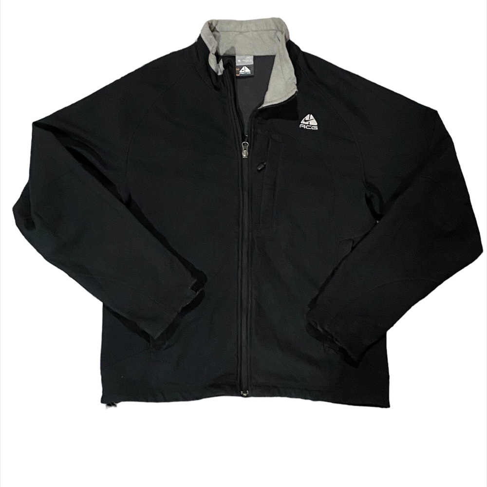 Nike ACG full zip soft shell fleece lined jacket men’s M